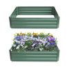 Coated Steel Raised Bed Planter Gardening Box 4Ft x 3Ft x 11In