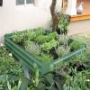 Coated Steel Raised Bed Planter Gardening Box 4Ft x 3Ft x 11In