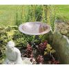 Copper Plated Brass Bird Bath Wide Rimmed Bowl 24” Diameter