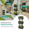 Modern Vertical 3-Tier Outdoor Elevated Planter Boxes 20x6.5x39”
