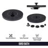 Solar Powered Bird Bath Water Fountain Kit with 4 Nozzle Heads