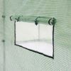15x7x7 Ft Hoop Greenhouse with Steel Frame and PE Cover