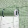 15x7x7 Ft Hoop Greenhouse with Steel Frame and PE Cover