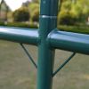 Large 10x20x7’ Arch Greenhouse Green PE Cover, Steel Frame