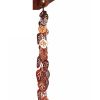 Pure Copper Overlapping Leaves Rain Chain Rainwater Downspout 8.5 Ft