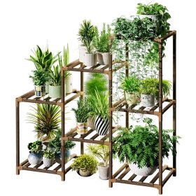 Stair Step 3 Tier Garden Plant Stand with 7 Shelves 34x12x32”