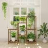 Stair Step 3 Tier Garden Plant Stand with 7 Shelves 34x12x32”