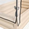 Metal Elevated Raised Bed with Greenhouse Cover 48x21” Bed
