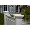 Elevated Raised Bed Planter Box in White Vinyl 36” x 24” x 35”