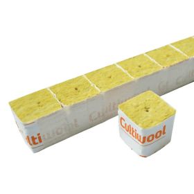 Cultiwool 1.5" x 1.5" x 1.5" Cubes w/o Shrinkwrap (Case of 2,250 Pieces) - Cultilene