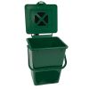 Kitchen Waste Compost Collector Bin Green 2.4 Gallon