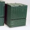 Outdoor Recycled Plastic Green Composting Bin 110 Gal; 14.7 CuFt