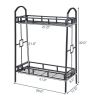 Contemporary Heavy Duty 2 Tier Plant Stand Rack 24”W x 32”H