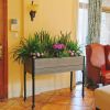 Mobile Elevated Planter Box with Caster Wheels 45” x 19” x 36”