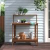 Meranti Wood Garden Potting Bench with Bottom Shelf 36” x 43”
