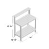 Meranti Wood Garden Potting Bench with Bottom Shelf 36” x 43”