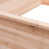 Solid Fir Wood Raised Bed Garden Planter Box 40” x 40” x 12”
