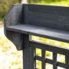 Name Lattice Back Gardening Bench with Expanding Worktop and Sink