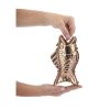 Pure Polished Hammered Copper Rain Chain with 4 Fish Cups 8.5 Ft