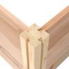8ft x 2ft x 16in Tall Cedar Wood Raised Garden Bed Made in USA