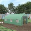 A-Frame Greenhouse Tunnel Side Metal Frame PE Cover 12x10’
