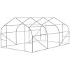 A-Frame Greenhouse Tunnel Side Metal Frame PE Cover 12x10’