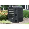 Black Compost Bin for Home Composting 100 Gallon; 13.4 Cu. Ft.