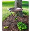 29" Iron Tripod Ring Stand for Bird Bath Bowl - Bowl Not Included