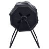 Dual Chamber Outdoor Garden Composting Bin Tumbler 43 Gal; 5.75 CuFt