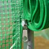 26.2 x 9.8 Ft Outdoor Hoop Greenhouse with Green PE Cover