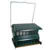 Large Rugged Green Metal Squirrel-Proof Bird Feeder with Easy-Refill Top 15 Lb Capacity