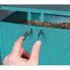 Large Rugged Green Metal Squirrel-Proof Bird Feeder with Easy-Refill Top 15 Lb Capacity