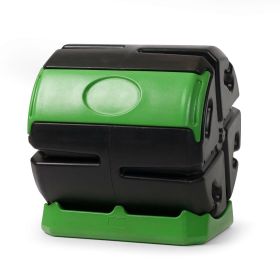 Recycled Plastic Home Garden Tumbling Compost Bin 37 Gal; 5 CuFt