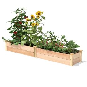 Narrow Cedar Raised Garden Bed - 96x16x11” Made in U.S.A.