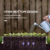 Combo Raised Garden Bed with Greenhouse Clear PVC Cover