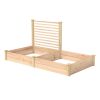 Cedar Raised Garden Bed Center Trellis 8Ft x 4Ft Made in USA