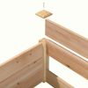 Cedar Raised Garden Bed Center Trellis 8Ft x 4Ft Made in USA