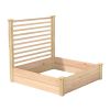 Cedar Wood Raised Garden Bed 4ft x 4ft w/ Trellis Made in USA
