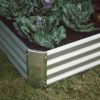 Industrial Steel Raised Garden Bed Metal Planter 47” x 35” x 12”