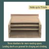Outdoor Solid Cedar Wood Bat House - Holds up to 75 Bats 12”H
