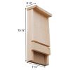 Outdoor Pine Wood Bat House Kit Houses 12 Bats Made in USA