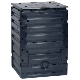 UV-Resistant 100% Recycled Plastic Compost Bin 79 Gal; 10.6 CuFt