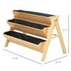 A Frame Fir 3-Tier Elevated Planter Box Raised Garden