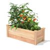 Premium Cedar Raised Garden Bed 48” x 16" x 16.5" Made in USA