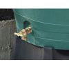50-Gal Rain Barrel in UV Resistant Plastic w/ Brass Spigot Green