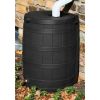 Rain Wizard 50 Gallon Rain Barrel in Black