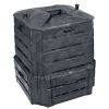 Black Plastic 94 Gallon Compost Bin Composter for Home Gardens