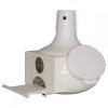 Round Polyethylene Plastic Hanging Birdhouse with Non-Slip Interior - White