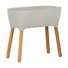 Scandi Grey Elevated Planter Box w/Smart Drainage 30x16x27”
