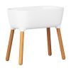 Scandi White Elevated Raised Smart Drainage Planter Bed